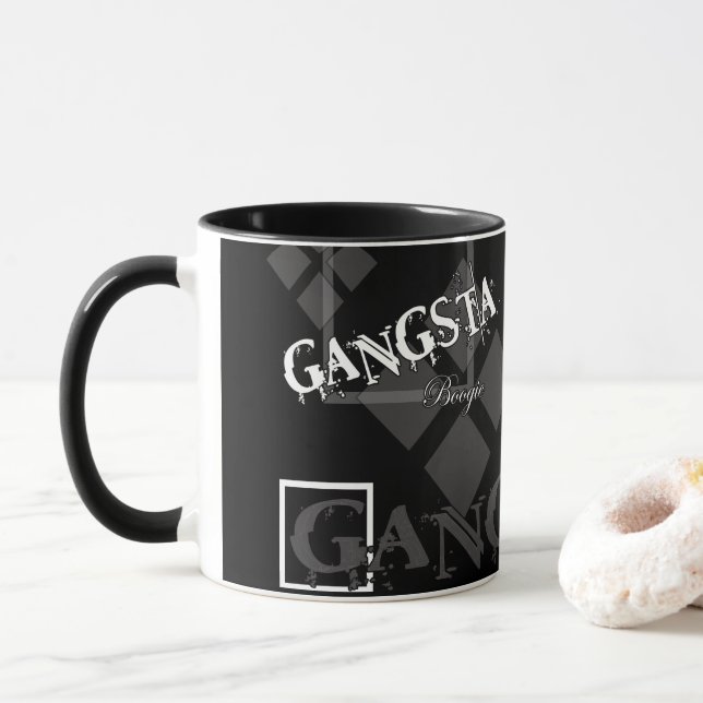 I Am Hip Hop - GANGSTA BOOGIE Mug (With Donut)