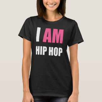 "I AM HIP HOP" PINK LETTER TOP