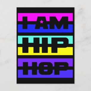I Am Hip Hop postcard - customise