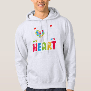 I Am His Voice He Is My Heart Autism Awareness Aut Hoodie