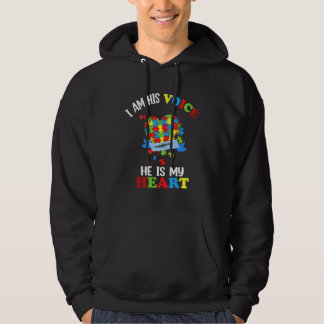I Am His Voice He Is My Heart Hoodie
