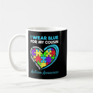 I am his voice he is my heart I wear blue for my C Coffee Mug