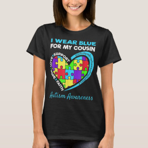I am his voice he is my heart I wear blue for my C T-Shirt