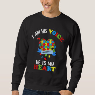 I Am His Voice He Is My Heart Sweatshirt