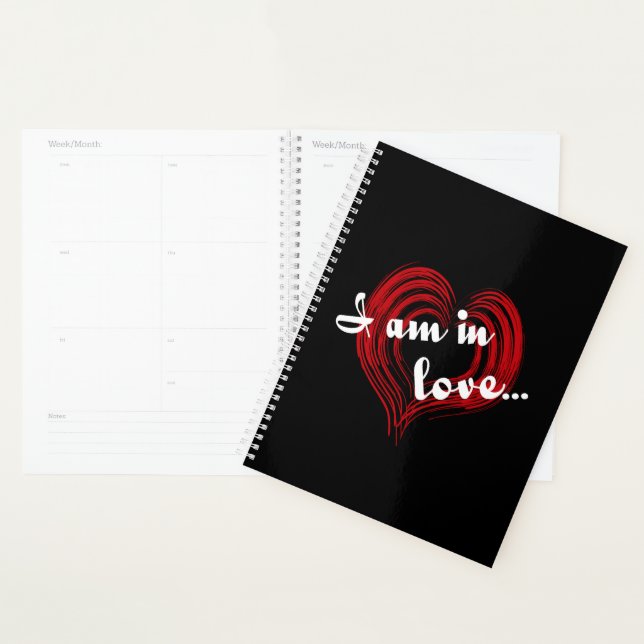 I am in love... planner (Display)