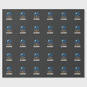 I Am In Love With Halloween Haunted Castle_1 Wrapping Paper