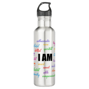 I Am Inspiration, Positive, Religious, Christian 710 Ml Water Bottle