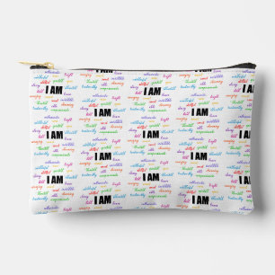 I Am Inspiration, Positive, Religious, Christian Accessory Pouch
