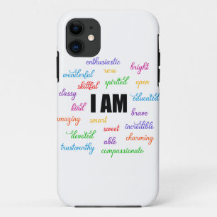 I Am Inspiration, Positive, Religious, Christian iPhone 11 Case