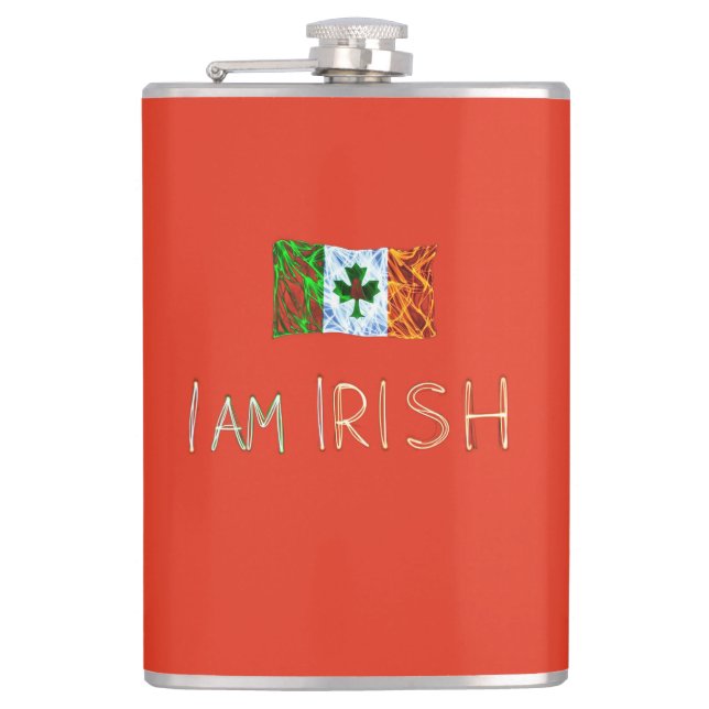 I am Irish Hip Flask (Front)