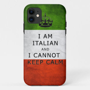 i am italian and i cannot keep calm phone case