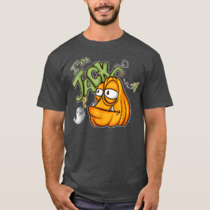 I am Jack, Funny Halloween JackOLantern Face Pumpk T-Shirt