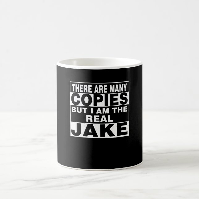 I Am Jake Funny Personal Personalised Fun Coffee Mug (Center)