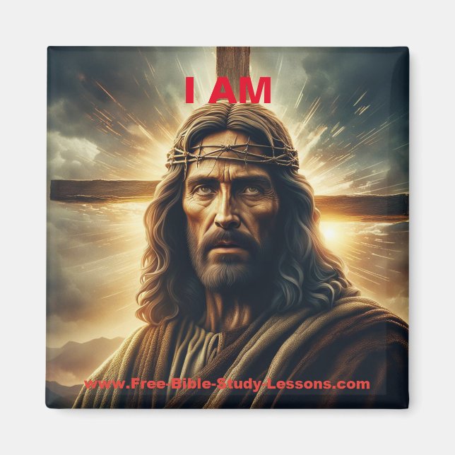 I AM Jesus Magnet (Front)