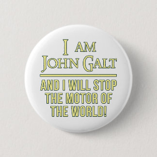 I Am John Galt 6 Cm Round Badge