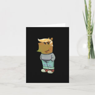 I Am Just A Chill Guy Trump Hairstyle Dog  Card