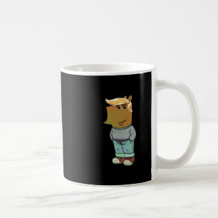 I Am Just A Chill Guy Trump Hairstyle Dog Coffee Mug