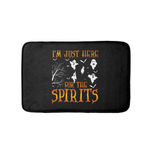 I AM JUST HERE FOR THE SPIRITS Halloween 2021SHIRT Bath Mat