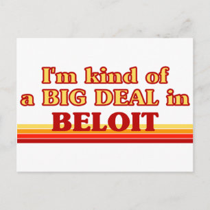 I am kind of a BIG DEAL in Beloit Postcard