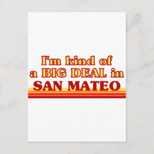 I am kind of a BIG DEAL in San Mateo Postcard