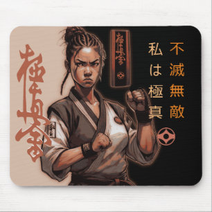 I am Kyokushin, Indestructible, Invincible Mouse Mat