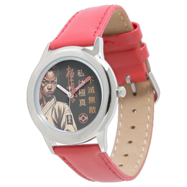 I am Kyokushin - Unbreakable, Unstoppable, Karate Watch (Angled)