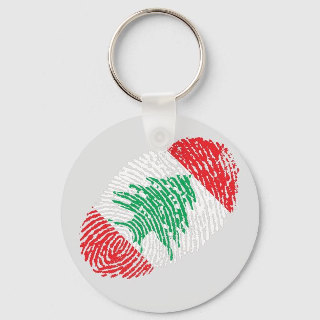 I Am Lebanese Key Ring (Front)