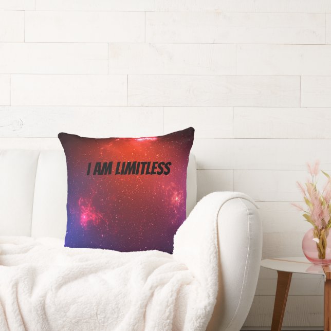 I am limitless  throw pillow (Couch)