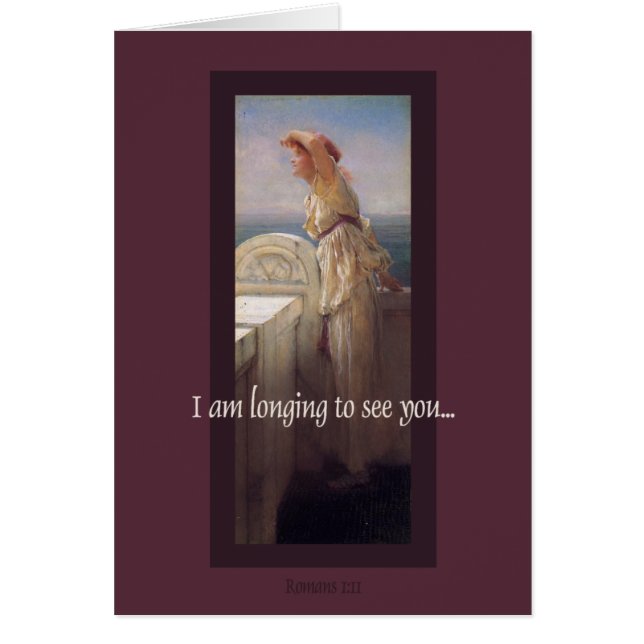 I Am Longing to See You (Front)