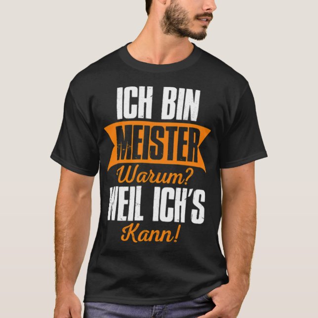 I Am Master Why Because I bakery space cake donuts T-Shirt (Front)