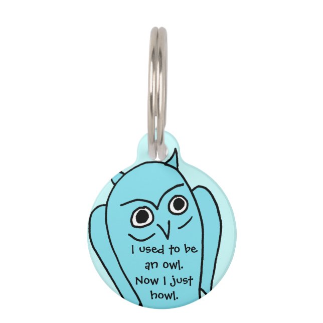 I am microchipped pet dog tag (Front)