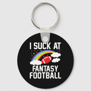 I Am Momma Men's Fantasy Football Loser - Black  Key Ring