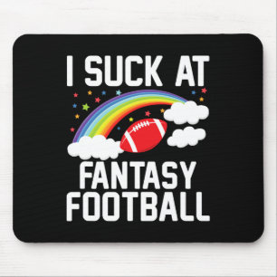 I Am Momma Men's Fantasy Football Loser - Black  Mouse Mat