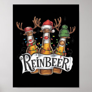 I Am Momma Uni-adults Funny Christmas Reindeer Che Poster
