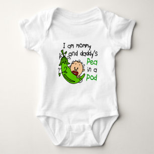I Am Mummy & Daddy's Pea In A Pod 1 Baby Bodysuit