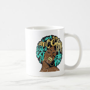 I Am My Ancestors Dreams Afro Black Queen Vintage Coffee Mug