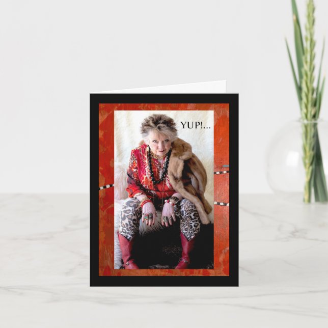 I am my mother after all card (Front)