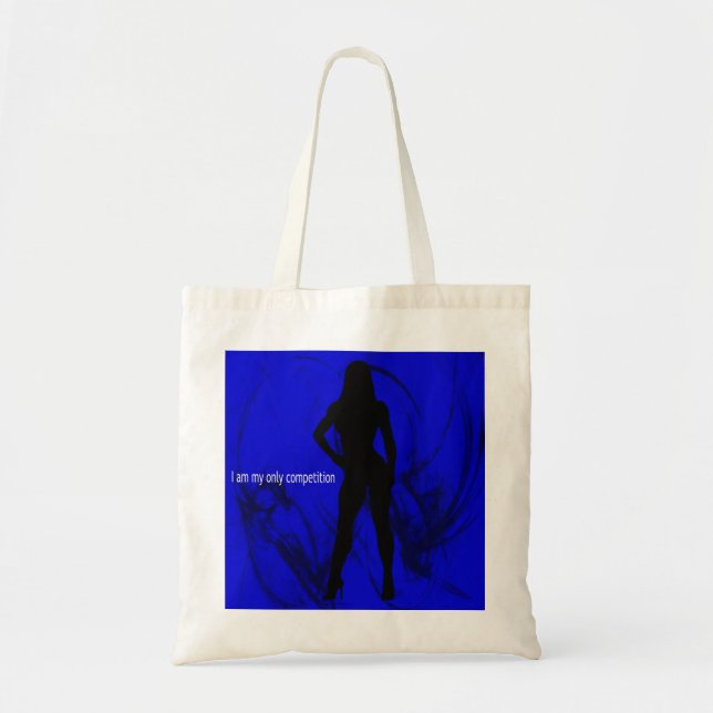 I am my only competition - Fitness / Bodybuilder Tote Bag (Front)