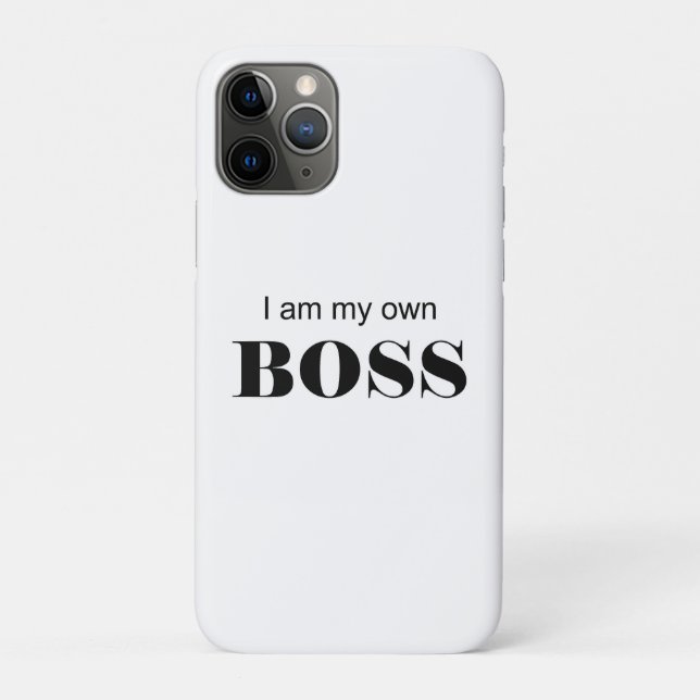 I am my own Boss! Case-Mate iPhone Case (Back)