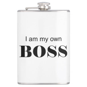 I am my own Boss! Hip Flask