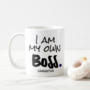 I am my own boss Pink Business owner Entrepreneur Coffee Mug