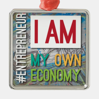 I am MY own Economy. Metal Tree Decoration