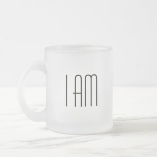 I AM, Neville Goddard, Law of Attraction Frosted Glass Coffee Mug