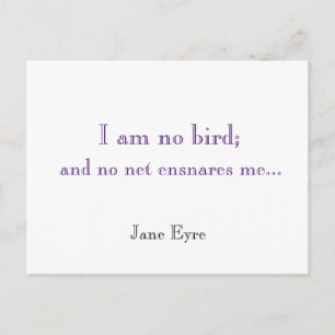 I am no bird...Postcard Postcard