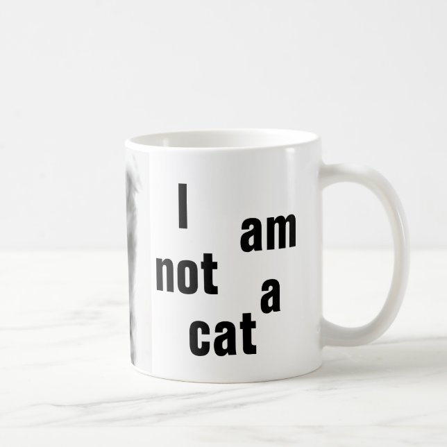 I am not a cat, classic mug (Right)