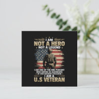 I Am Not A Hero Not A Legend I Am One Percent A US