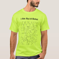 I Am Not A Robot Mens Safety Green