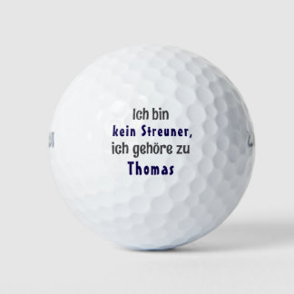 I am not a stray - Ich bin kein Streuner Golf Balls