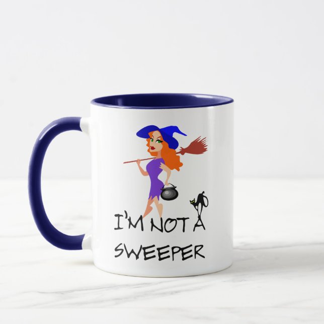 I am not a sweeper - I am... customisable Mug (Left)