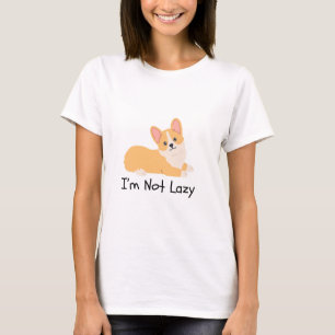 I am not lazy dog memes T-Shirt